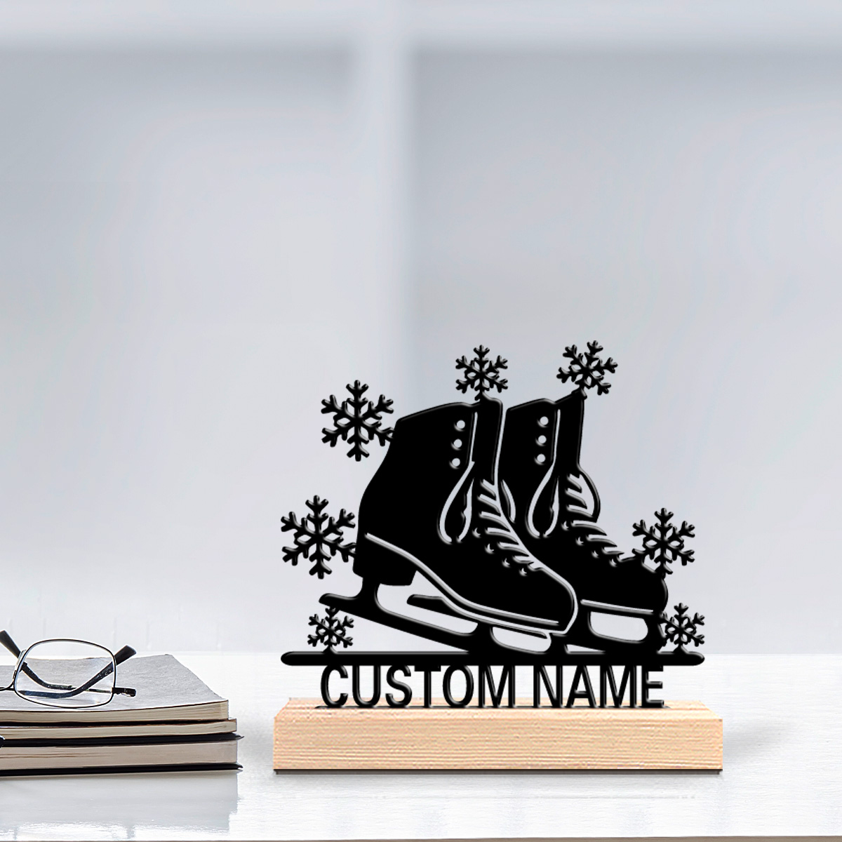 Baby Nursery Accent Wall - 1pc Fashion Personalized Custom ice skates