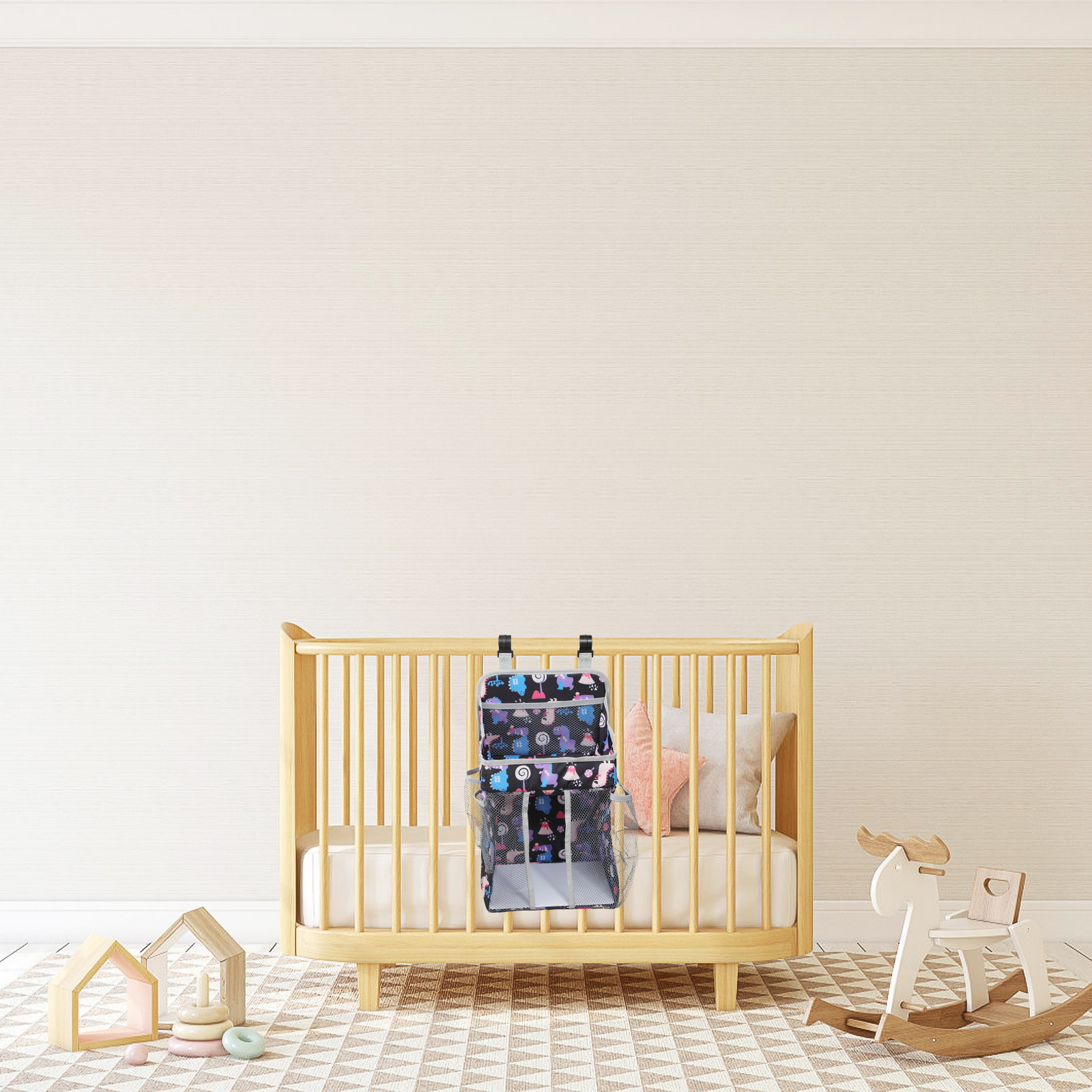 Baby Nursery Crib - Nappy Bags Nursery Storage Baby Crib