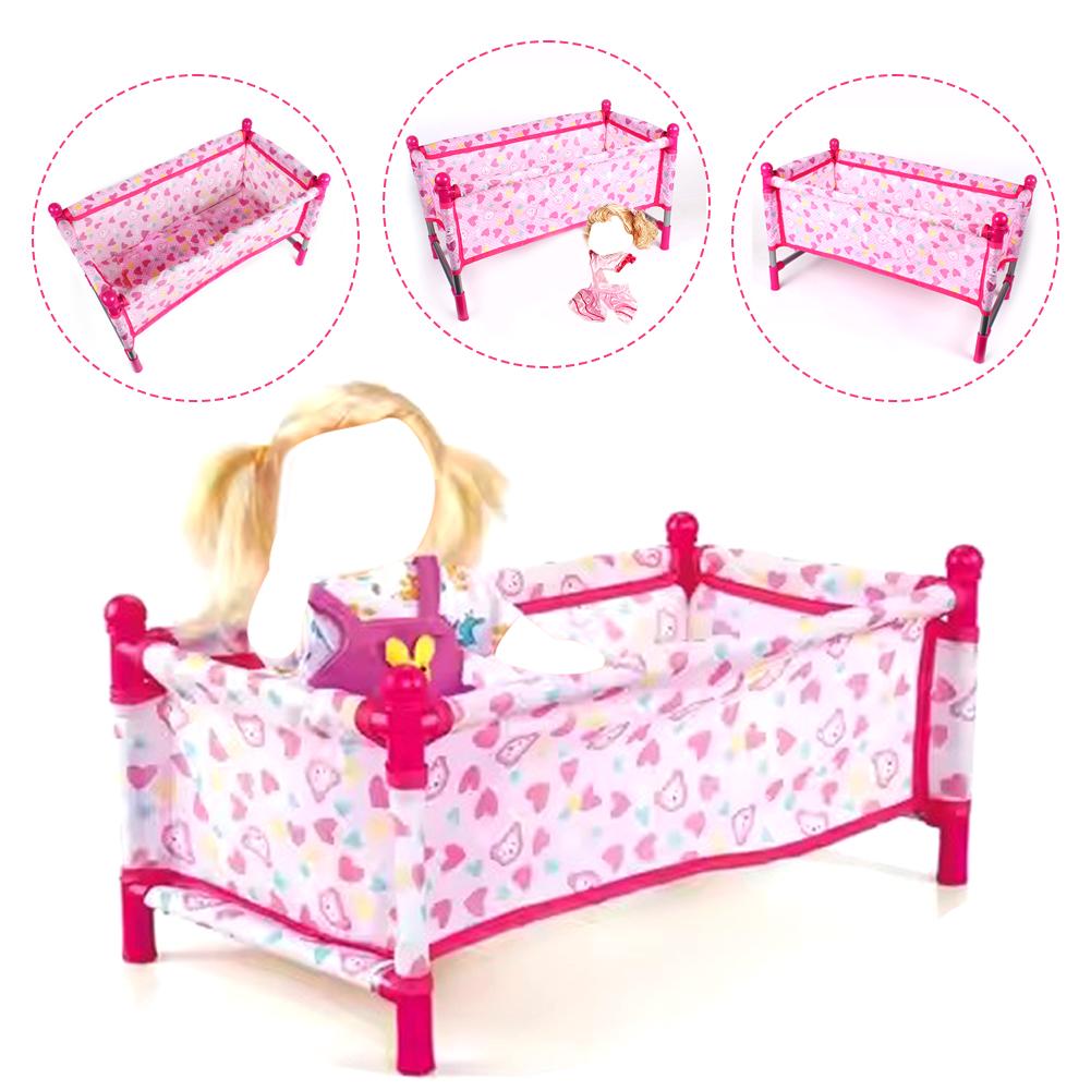 Baby Nursery Crib - Toy Bed Simulation Baby Doll Bed