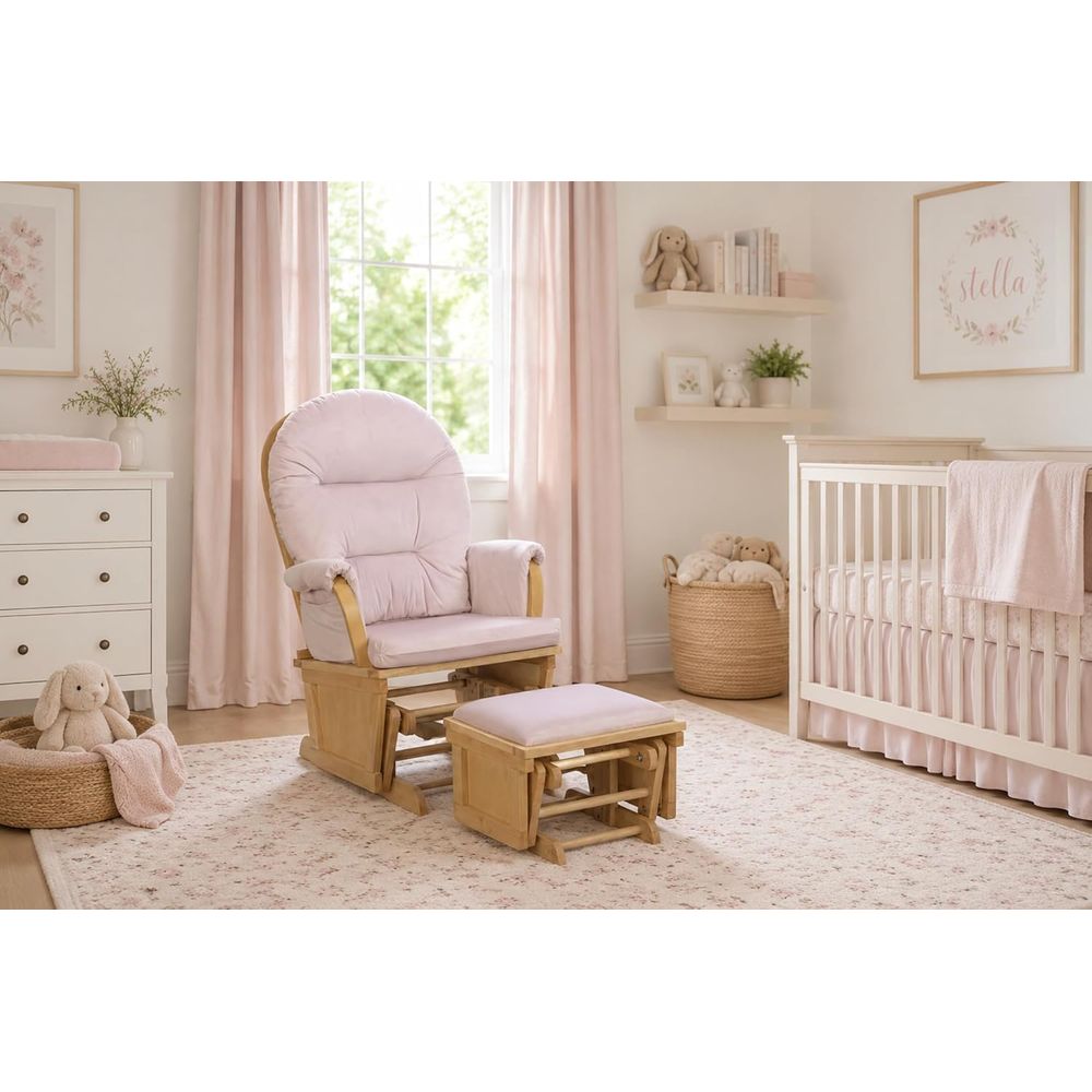Baby Nursery Chair - Madison Nursery Rocking Chair with Ottoman,