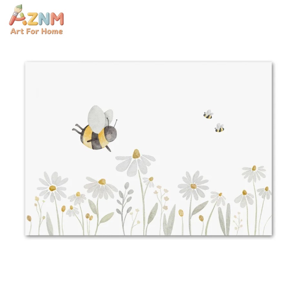 AZNM Watercolor Bear Fox Anima - Animals Baby Nursery review and price