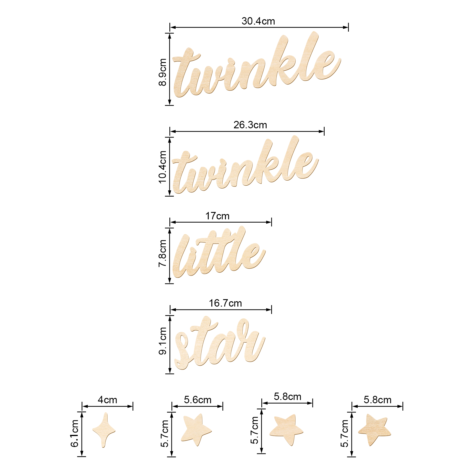 Twinkle Twinkle Little Star Wo - Baby Nursery Wall Art review and price