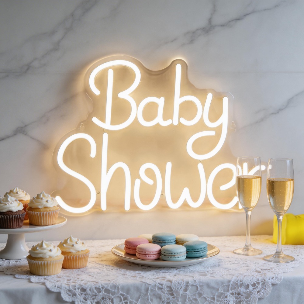 Baby Shower LED Neon Signs USB - Baby Nursery Wall Lights review and price