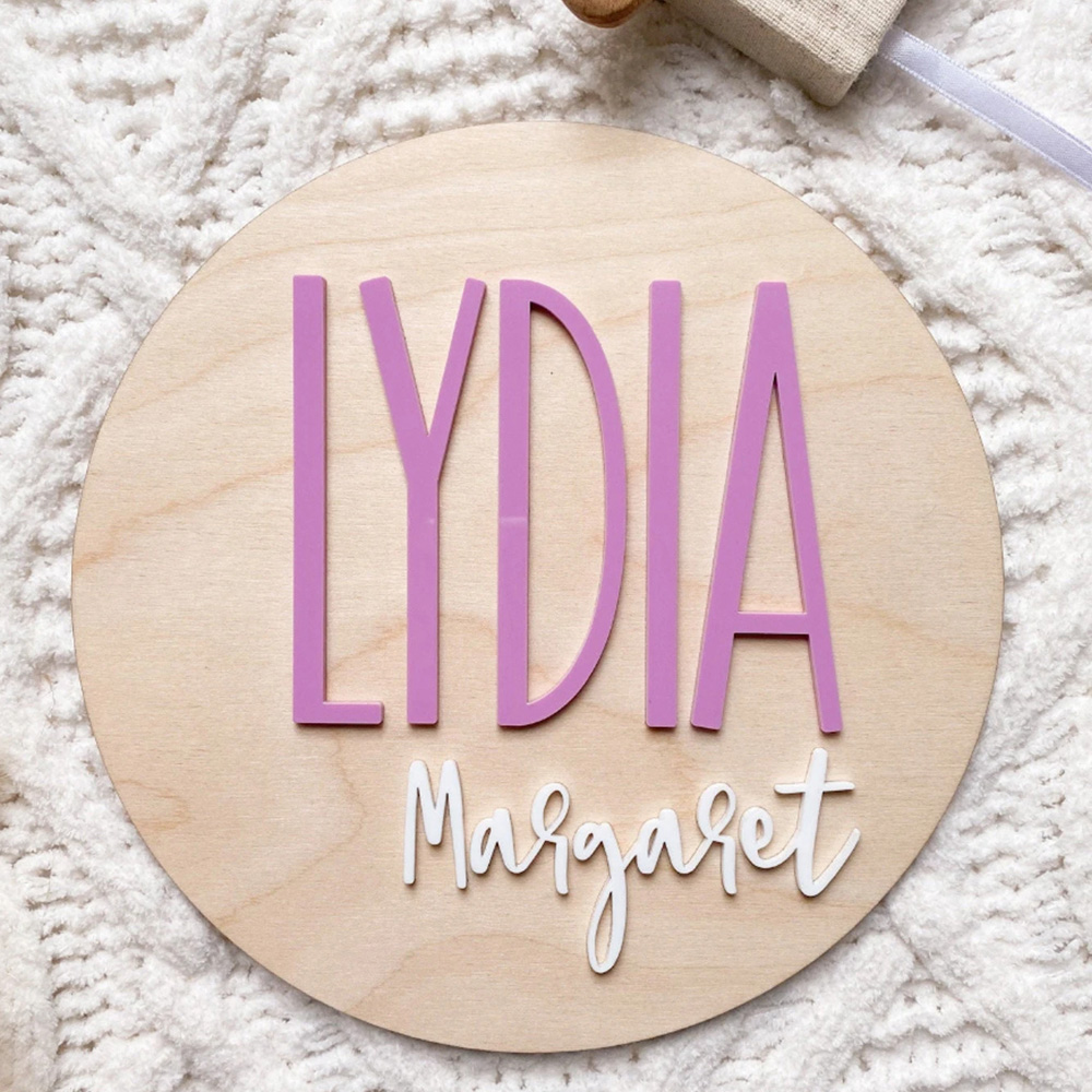 Personalised Birth Announcemen - Baby Nursery Name review and price
