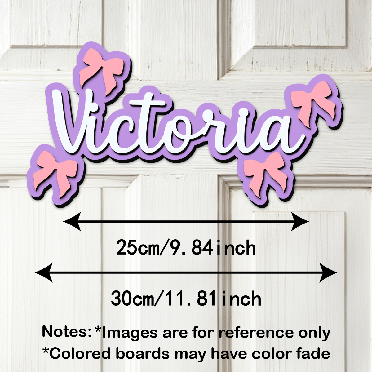 Personalized Bow Accent Wooden - Baby Nursery Accent Wall review and price