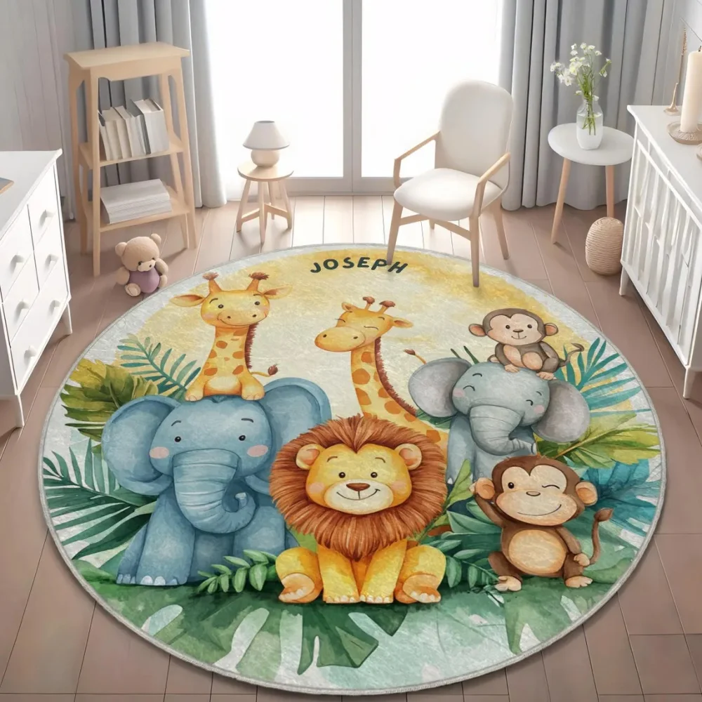 Wild Safari Animal Floor Mat G - Soft Rug Nursery review and price