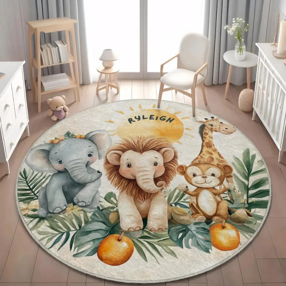 Wild Safari Animal Floor Mat G - Soft Rug Nursery review and price