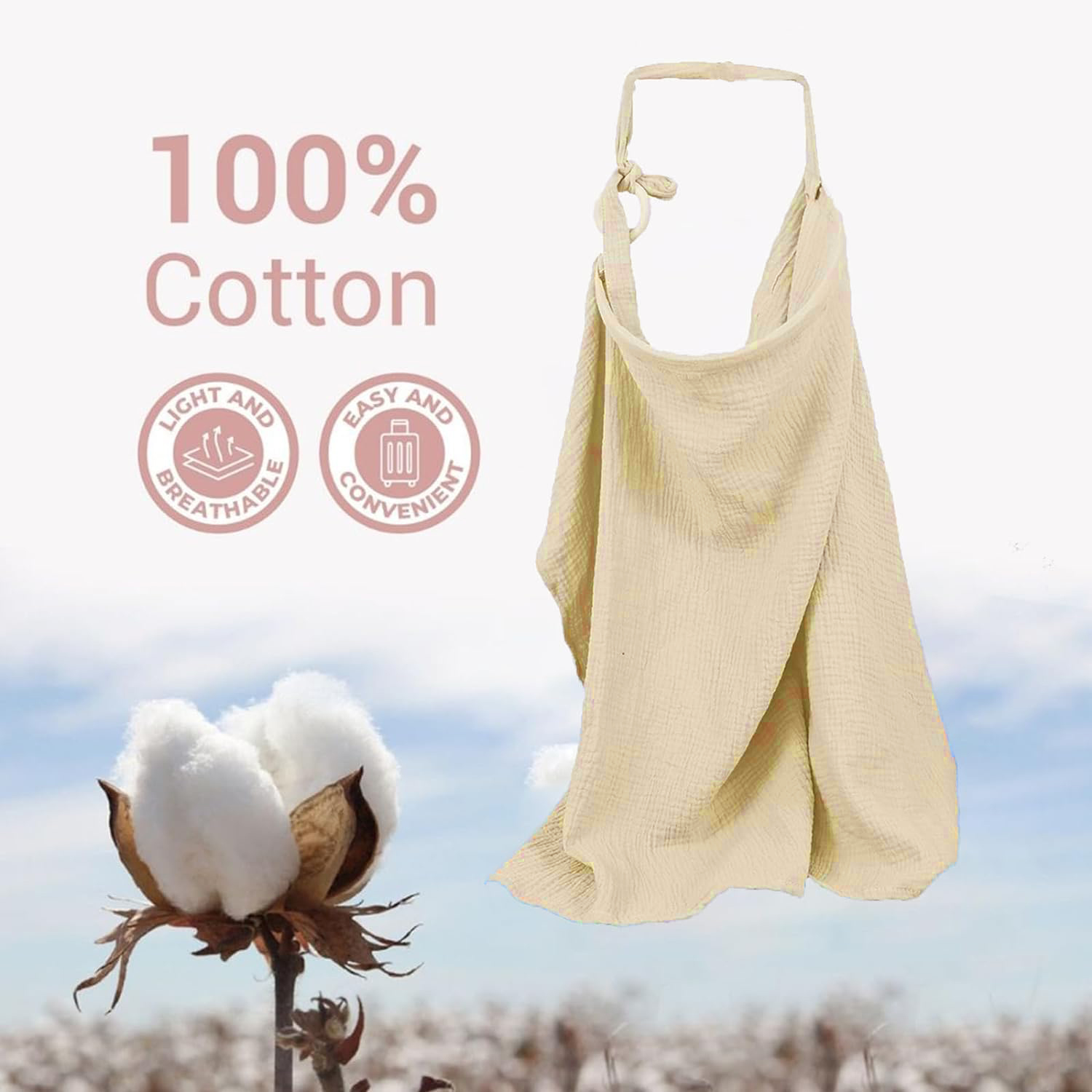 Muslin Nursing Cover for Baby  - Baby Nursery Hospital review and price