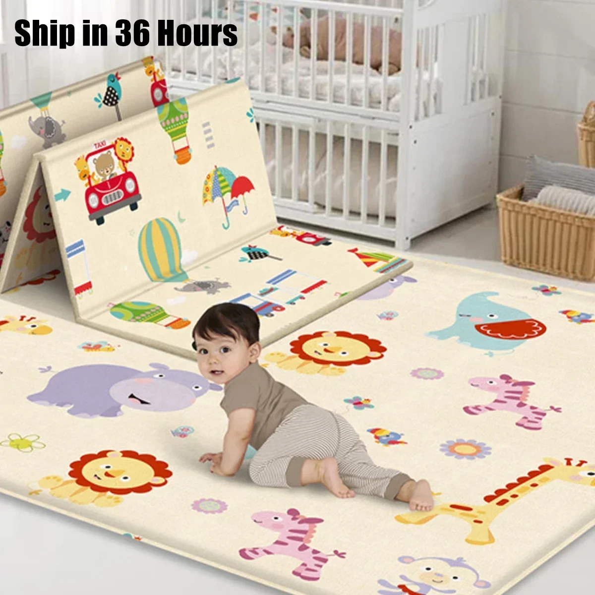 Educational Foldable Baby Play - Soft Rug Nursery review and price