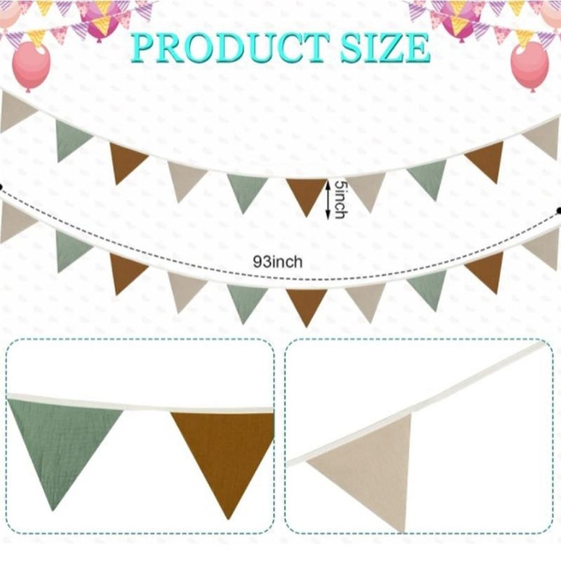  Soft Nursery Bunting Banners  - Baby Nursery Bunting review and price