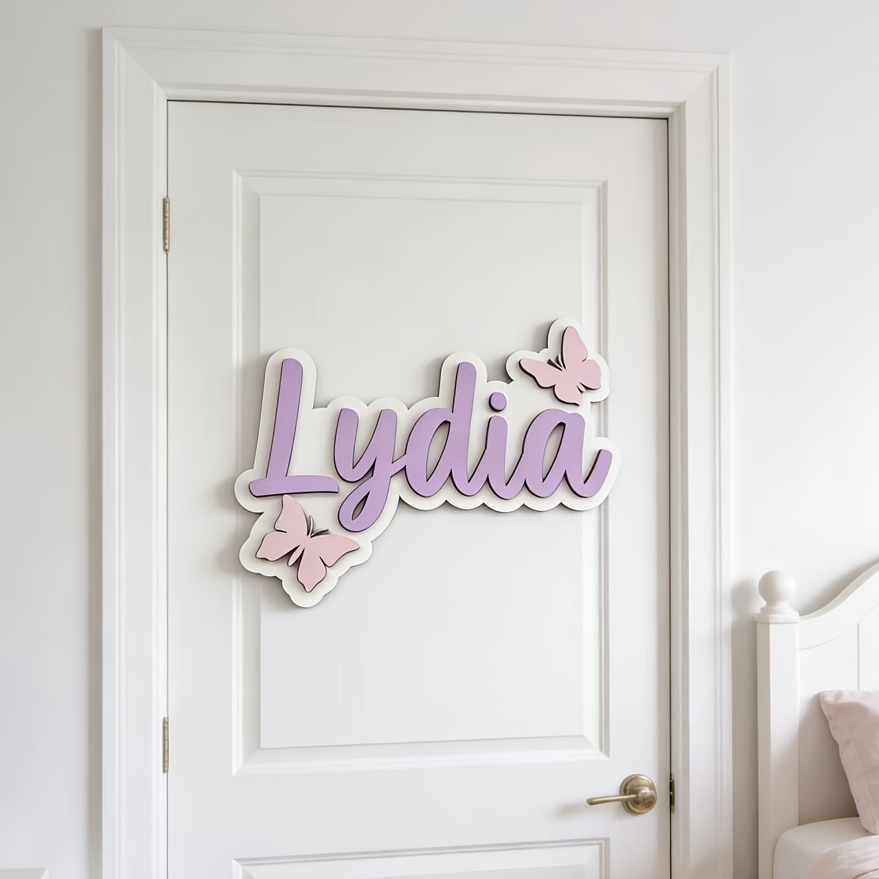 Personalized Blue & Pink Butte - Baby Nursery Name review and price