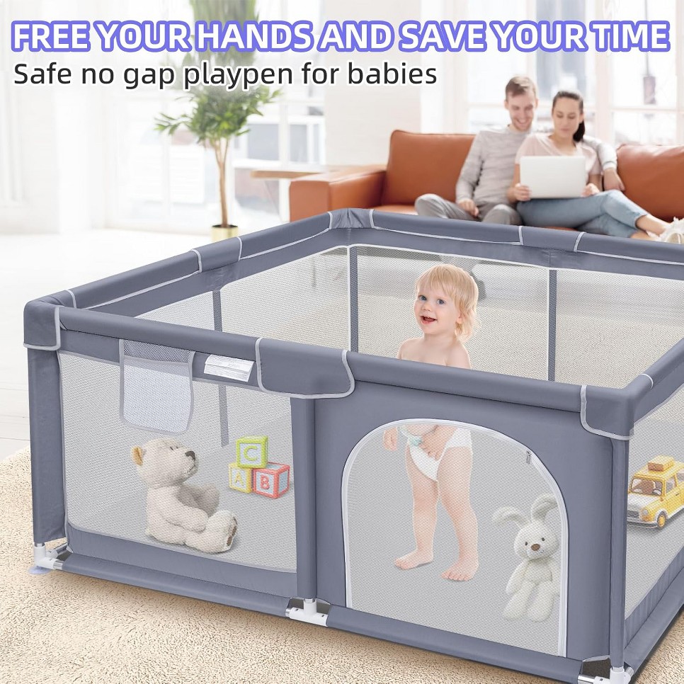 Baby Playpen, Extra Large Play - Baby Nursery Crib review and price