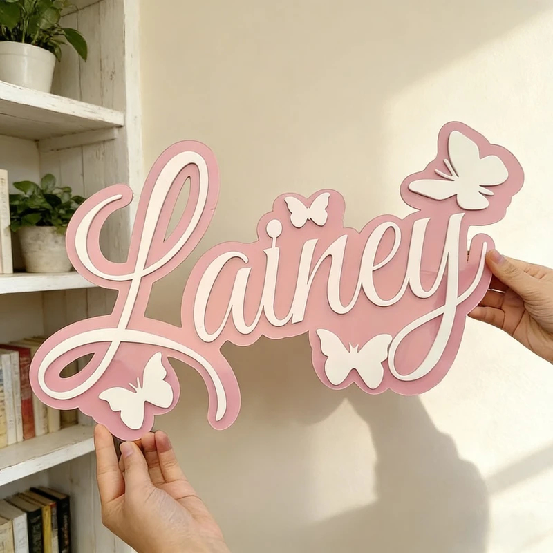 Personalized Baby Name Plaque, - Baby Nursery Name review and price