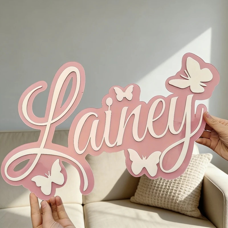Personalized Baby Name Plaque, - Baby Nursery Name review and price