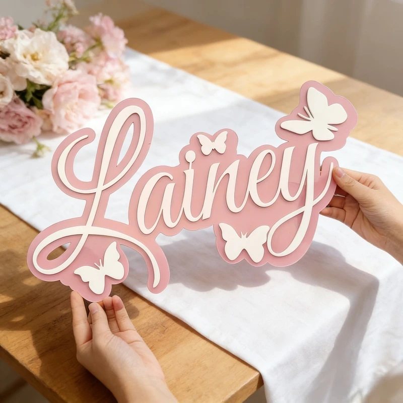 Personalized Baby Name Plaque, - Baby Nursery Name review and price