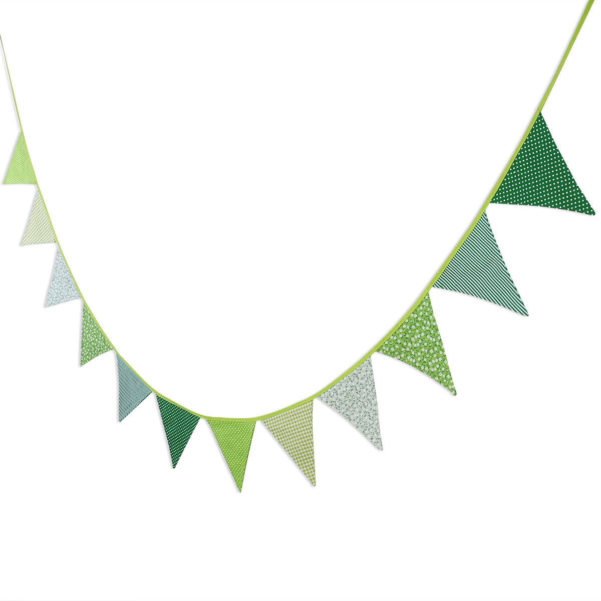 12Pcs Double Sided Cotton Tria - Baby Nursery Bunting review and price