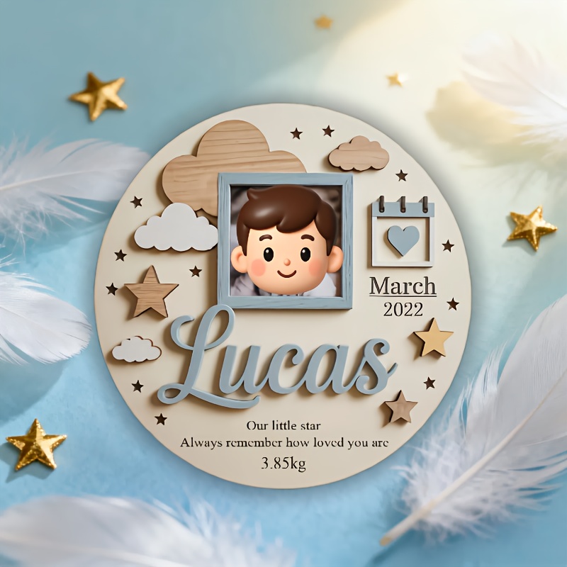 Personalized Baby Photo Frame, - Baby Nursery Name review and price
