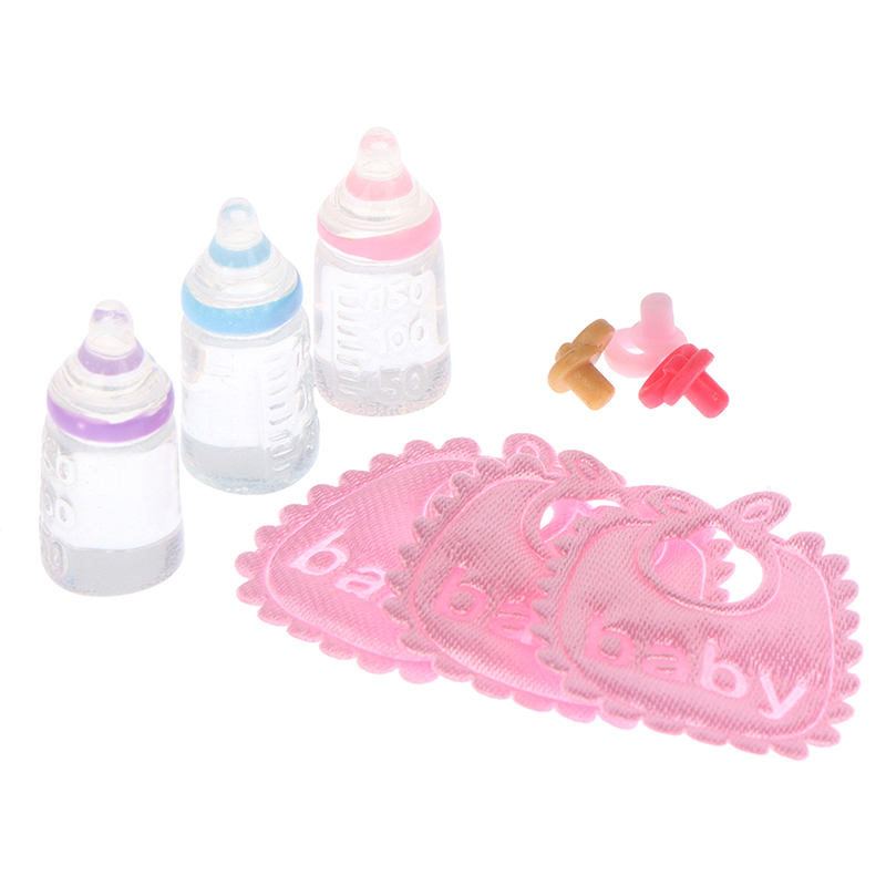 3PCS 1:12 Dolls House Miniatur - Baby Nursery Sets review and price