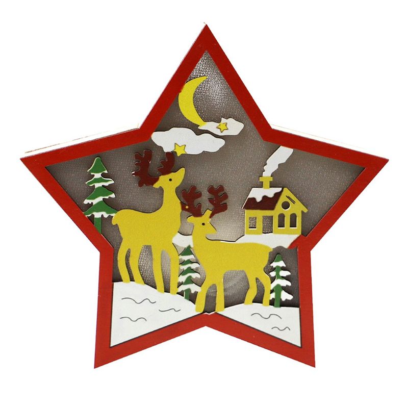 AA05 3 PCS LED Wood Star Night - Baby Nursery Wall Lights review and price