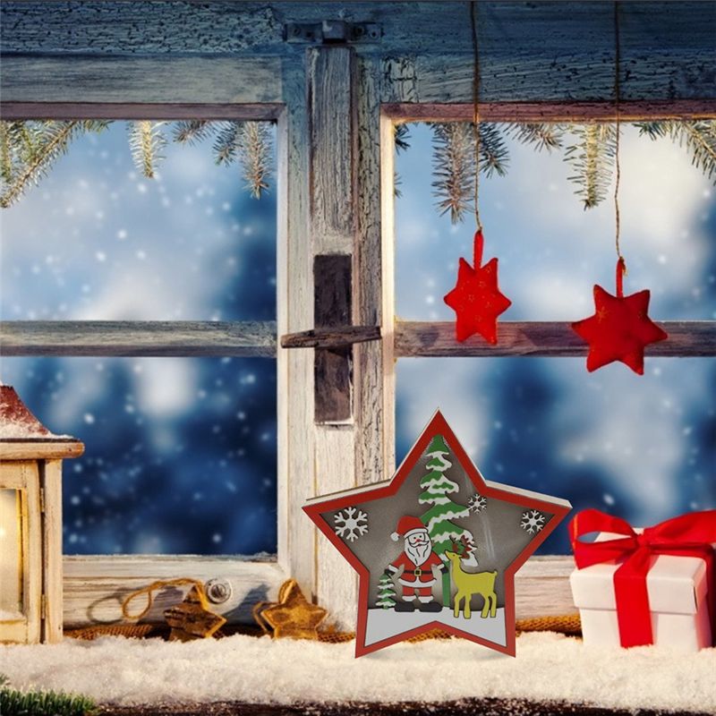 AA05 3 PCS LED Wood Star Night - Baby Nursery Wall Lights review and price