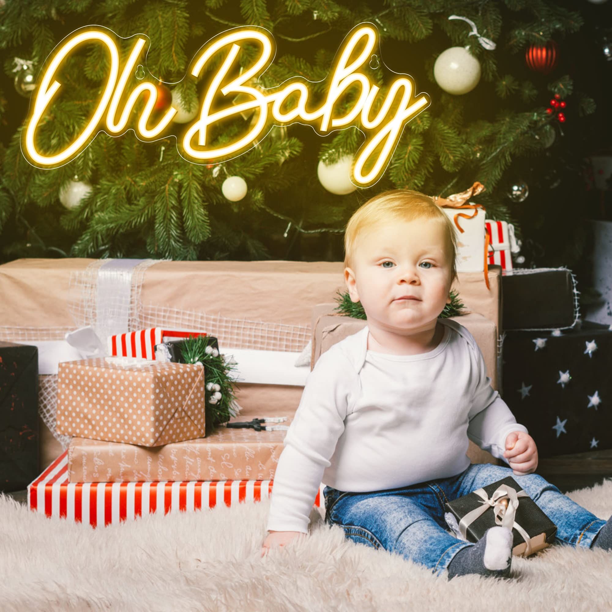 Oh Baby Neon Sign USB Dimmable - Baby Nursery Wall Lights review and price