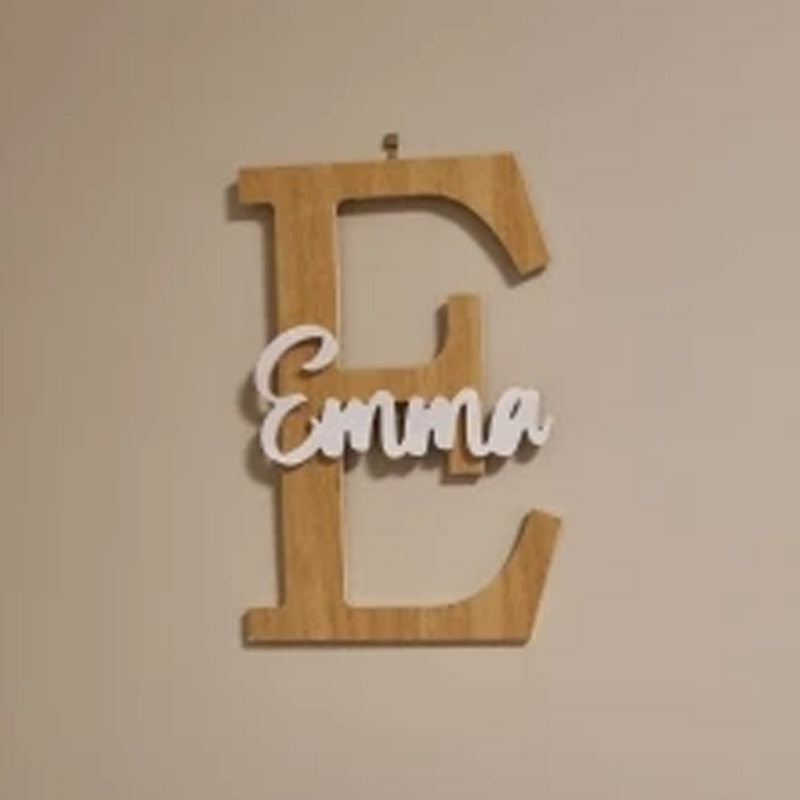Custom Wooden Name Sign  Baby  - Baby Nursery Name Letters review and price