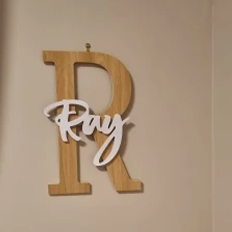 Custom Wooden Name Sign  Baby  - Baby Nursery Name Letters review and price