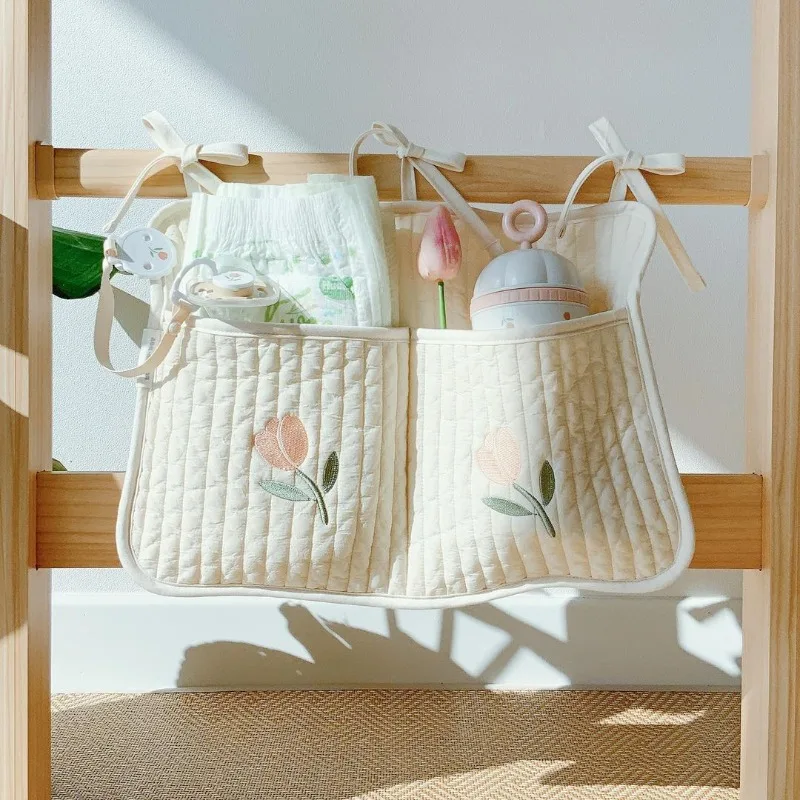 Baby Crib Hanging Storage Bag  - Baby Nursery Cart review and price