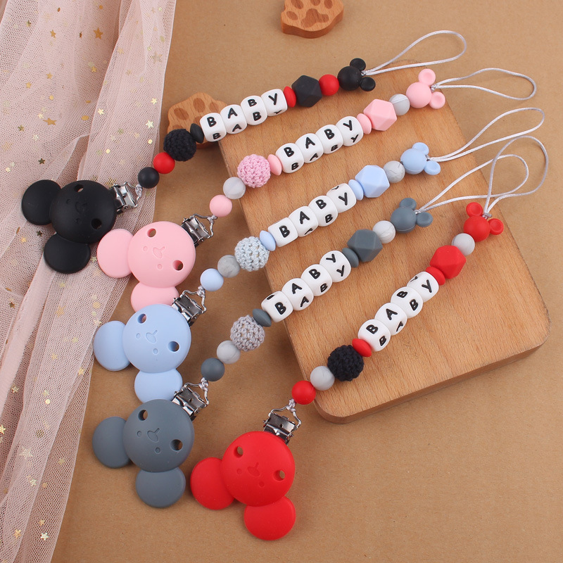 Baby Pacifier Clips Holder Sil - Baby Nursery Hospital review and price