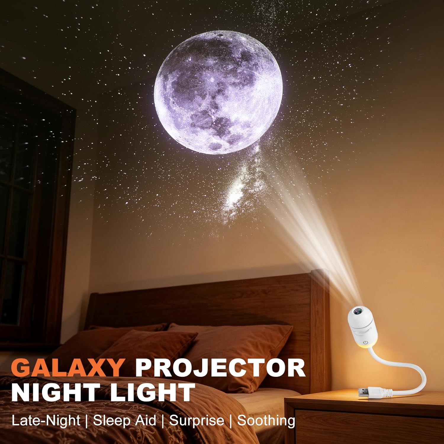 2-in-1 Mini Galaxy Star Projec - Night Light Projector Stars review and price