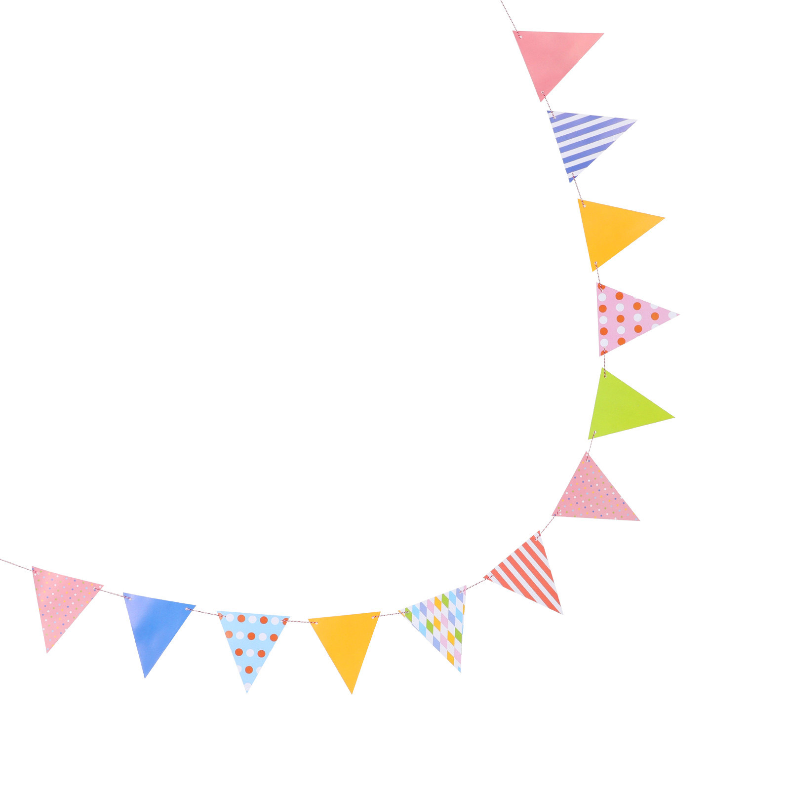 Triangle Paper Bunting Flags G - Baby Nursery Bunting review and price