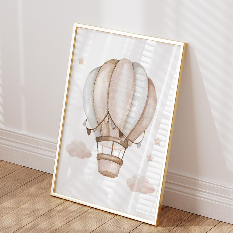 Cute Elephant Hot Balloon Moon - Animals Baby Nursery review and price
