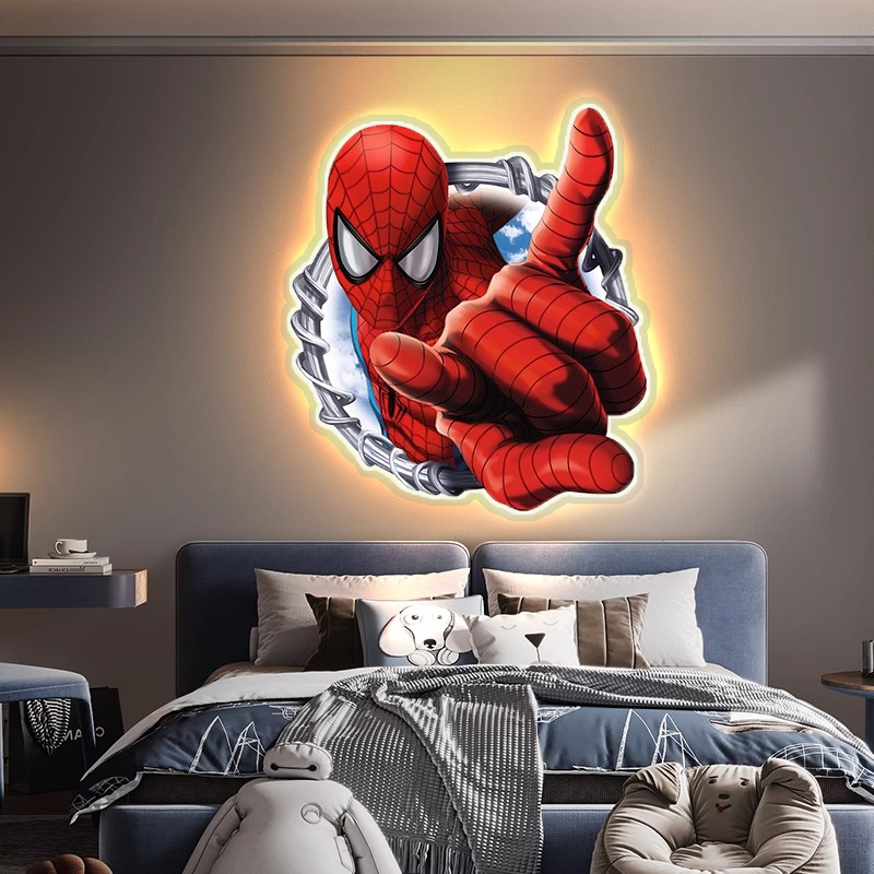 Spider Man LED Neon Sign for K - Baby Nursery Wall Lights review and price