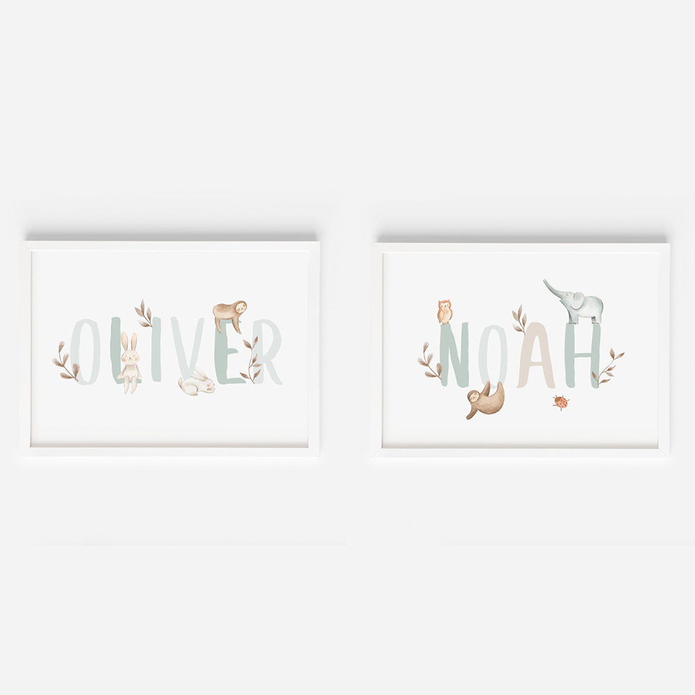 Name Custom Poster Nursery Can - Baby Nursery Name Letters review and price
