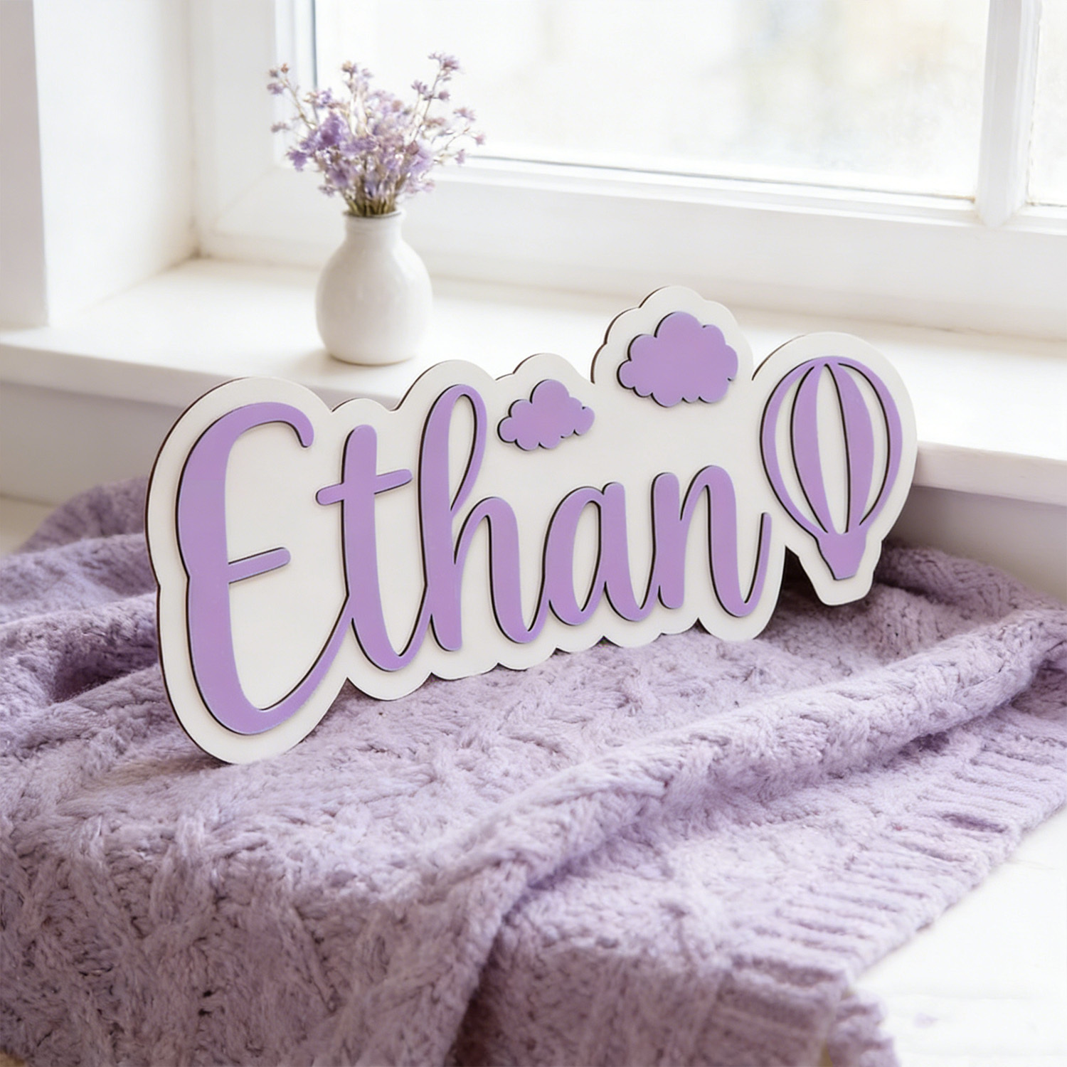 Personalized Hot Air Balloon & - Baby Nursery Name review and price