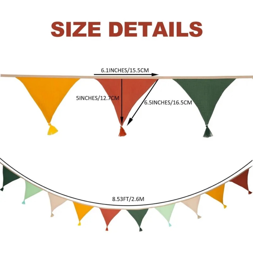 10 PCS Fabric Flag Banners Mul - Baby Nursery Bunting review and price
