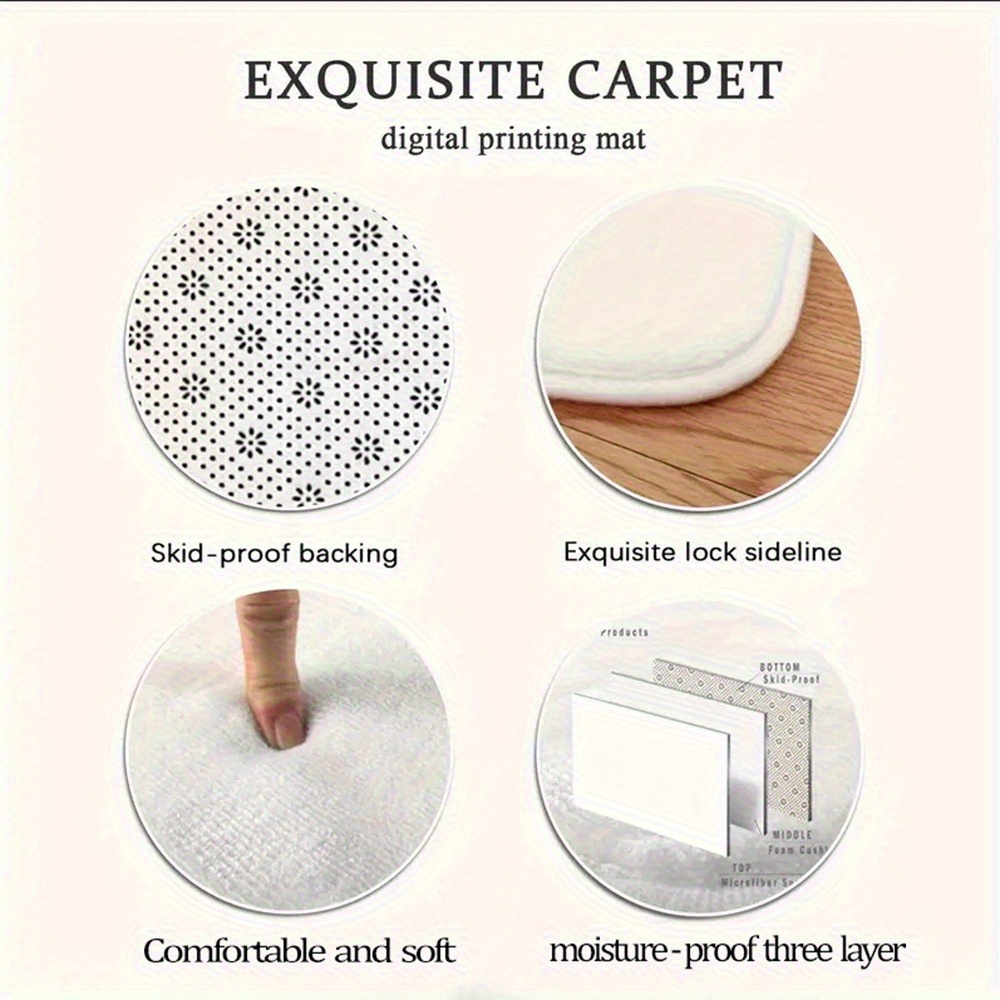 Cute Cat Round Rug Flannel Sof - Soft Rug Nursery review and price