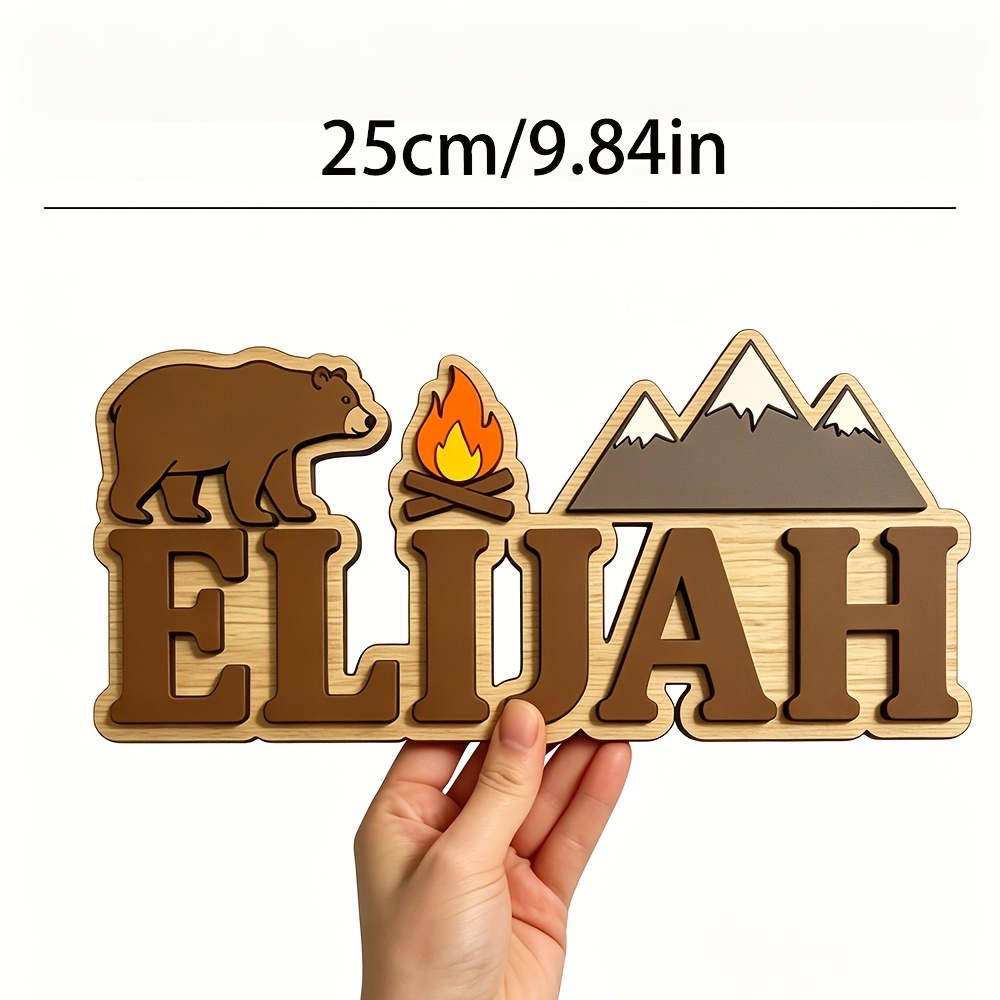 Customizable Bear & Campfire W - Baby Nursery Accent Wall review and price