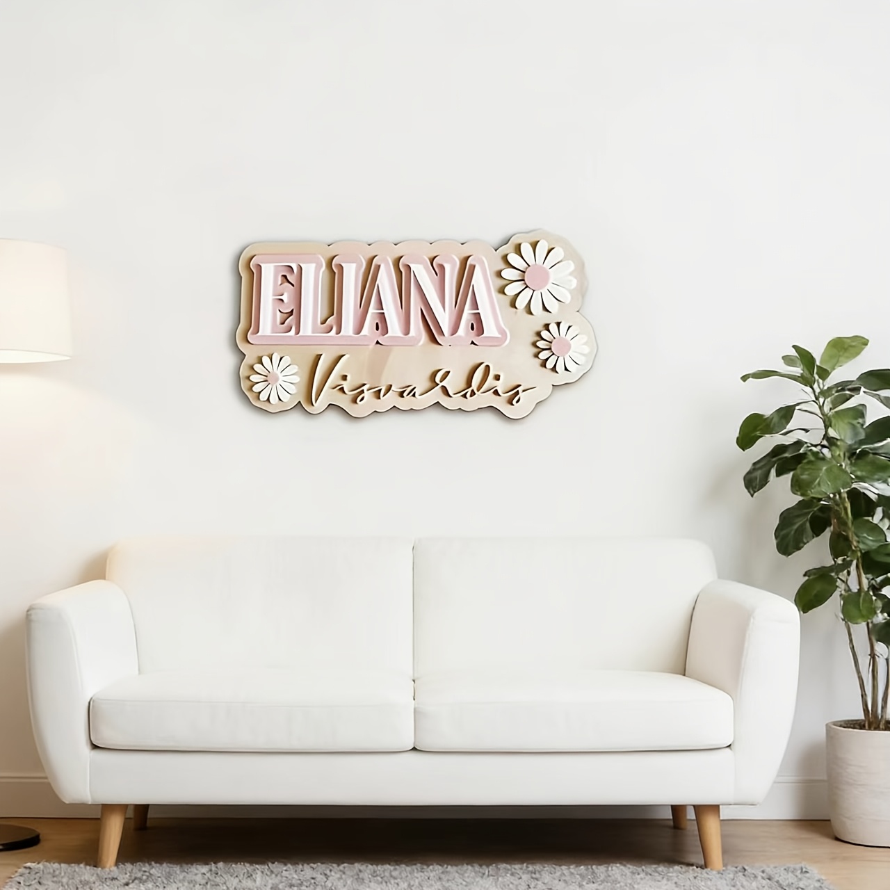Customizable Daisy Accent Doub - Baby Nursery Accent Wall review and price