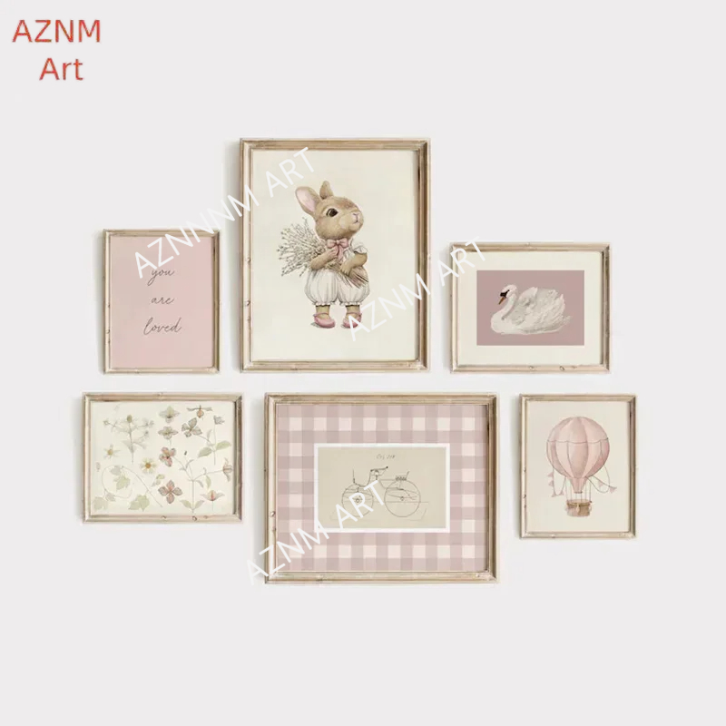 Pink Nursery Gallery Art Wall  - Baby Nursery Wall Lights review and price