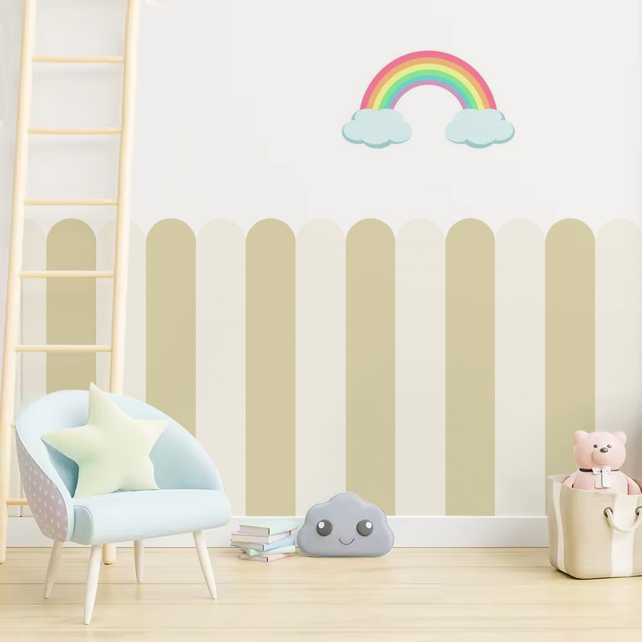 Multicolor Vertical Striped Ar - Baby Nursery Wall Art review and price
