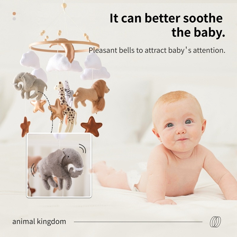 Hot Sale Nordic Handmade Felt  - Baby Nursery Crib review and price