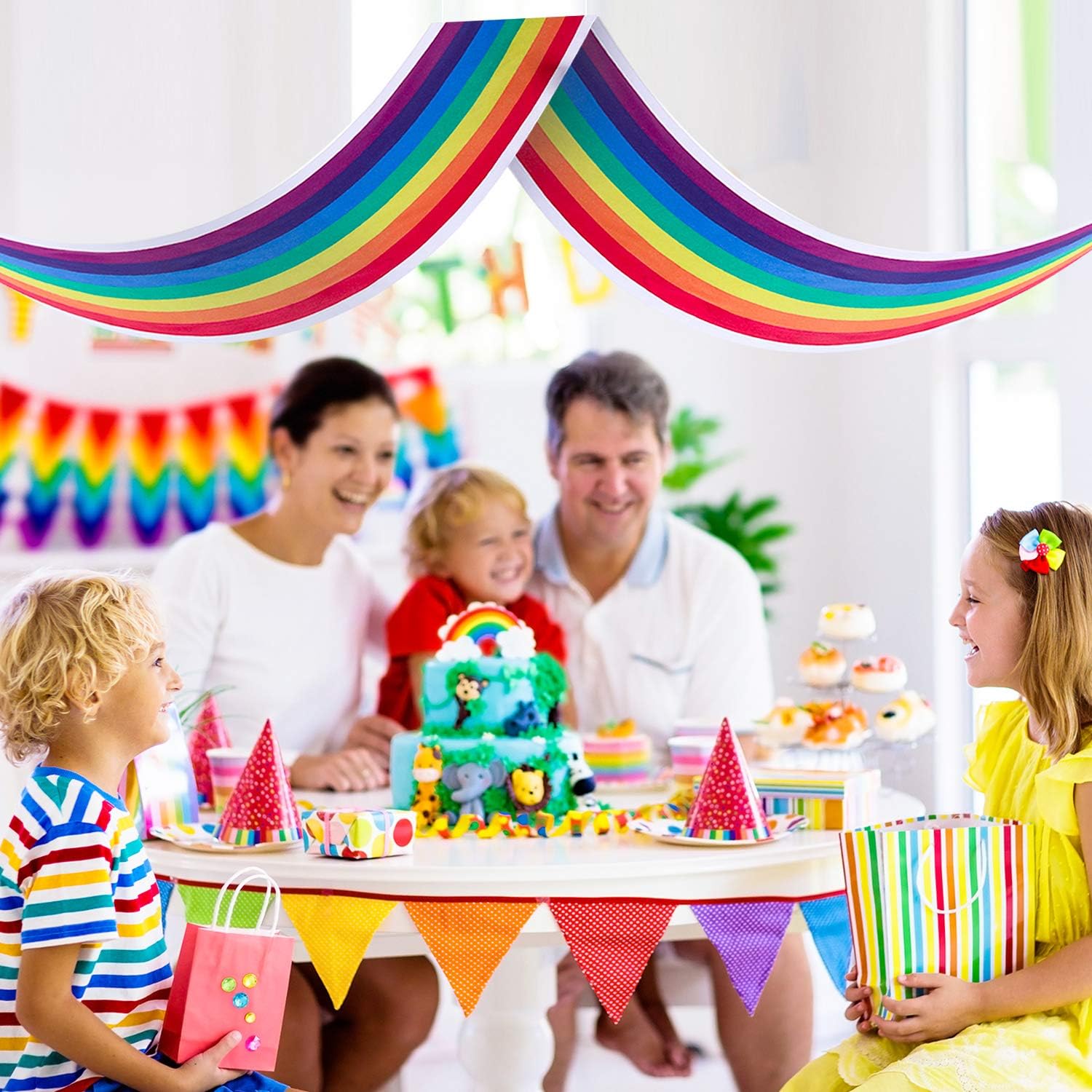 11.8ft Rainbow Ceiling Hanging - Baby Nursery Bunting review and price
