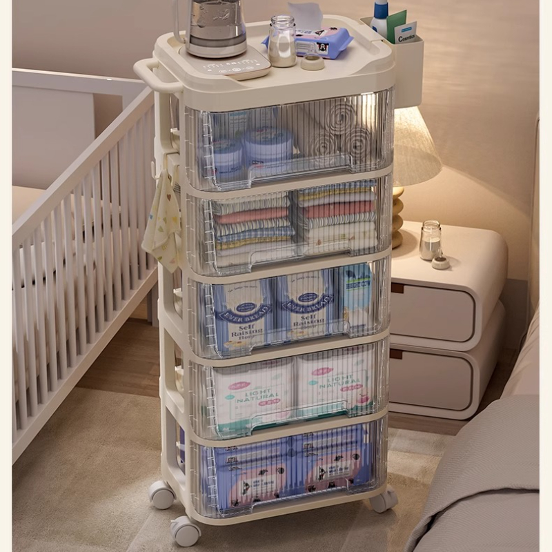 Multi-layer Rolling Baby Cart  - Baby Nursery Cart review and price