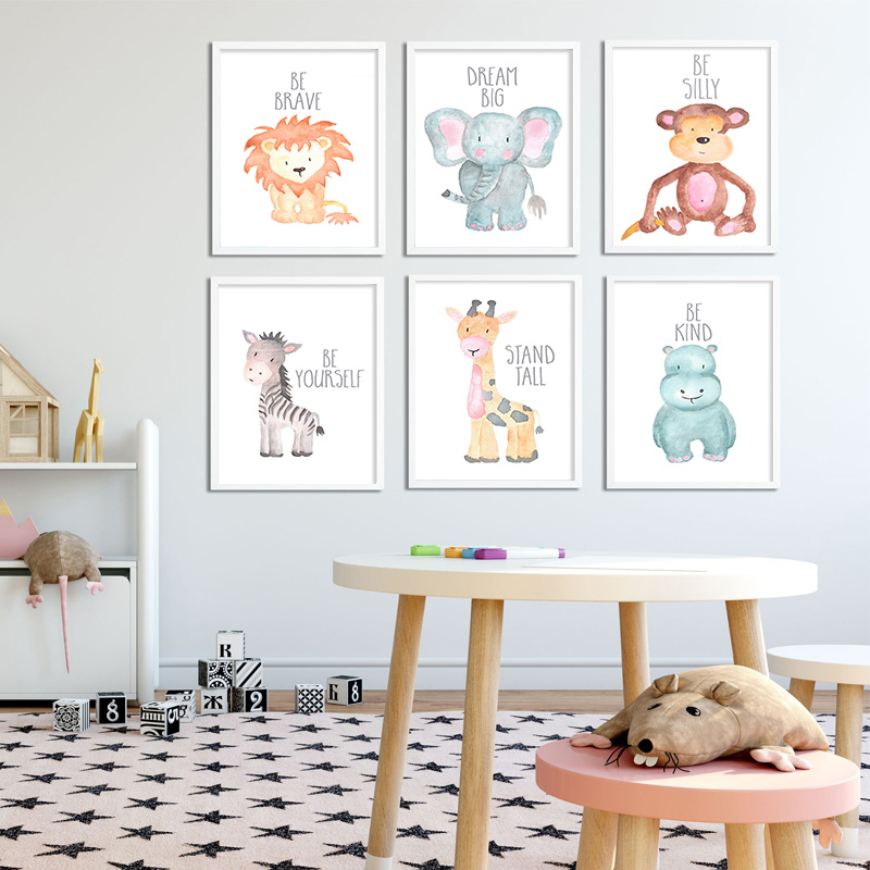 Baby Animal Lion Elephant Gira - Baby Nursery Animal Pictures review and price