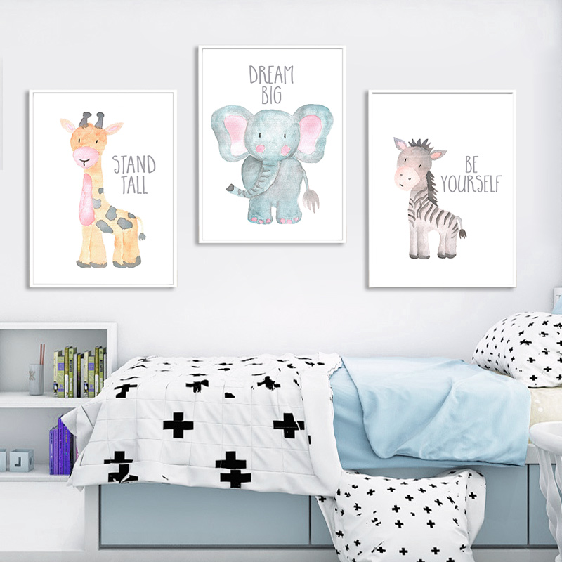 Baby Animal Lion Elephant Gira - Baby Nursery Animal Pictures review and price