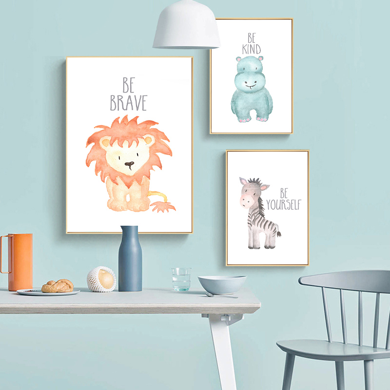 Baby Animal Lion Elephant Gira - Baby Nursery Animal Pictures review and price