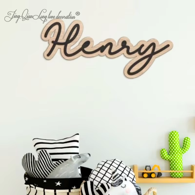 Custom Wooden Name Sign for Nu - Baby Nursery Name Letters review and price